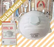 P2 N95 Face Mask Disposable NonMedical Safety Valved Dust Smoke Paint Respirator