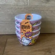 Hello Kitty Halloween Mummy melamine tidbit snack bowls 3.5 x 2 Moon Spider Pink
