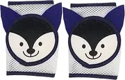 [VALICLUD] Face Scratch Gloves Knee Pads for Crawling Girl Hand Mittens Wrestling Knee Pads Leg Warmer Floor Mat Crawling Knee Pads Newborn Gloves Blended