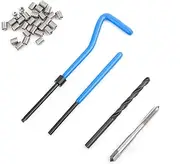 Wire Thread Insert Kit, Stainless Steel Thread Repair Kit, Wear Resist Thread Repair Tool, Stripped Thread Repair, Thread Insert Repair Kit for Iron