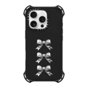 iPhone 16 Pro Bounce Case MagSafe Compatible Chrome Bows