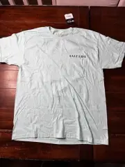 Salt Life Short Sleeve T Shirt Pull Over Light Blue Large
