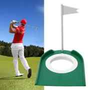 3 Pcs Golf Putting Cup Hole Putter Practice Trainer Aid Flag Beginner Training