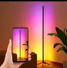 LED SMART LIGHT FLOOR LAMP, CORNER LIGHT RGB COLOR CHANGING LIGHT REMOTE CONTROL
