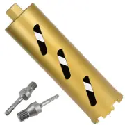 3.5" Dry Core Drill Bits for Cured Concrete with Rebar Brick Blonck Masonry e...