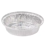 Pactiv Aluminum Round Disposable Container Pan Silver, 37 oz. | 250/Case
