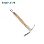 Berry&Bird Garden Pick Mattock Hoe Stainless Steel Pickaxe Hoe W/Wooden Handle