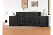 ALFORDSON 6 Chest of Drawers 2x Bedside Table Hamptons Bedroom Storage