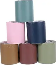 Tofficu Colorful Classroom Borders 6 Rolls Bulletin Board Decor Boho Style Blackboard Trim Office Wall Decorative Paper Random Color