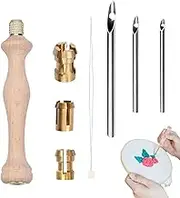 Punch Needle Tool | Multifunction Adjustable Needle Pen Punch Embroidery Kit | Portable Beginner-Friendly Ergonomic Craft Tool for Embroidery, Rug, Home Decor Projects