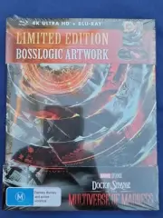 Doctor Strange In The Multiverse Of Madness 4K UHD & Blu Ray Boss Logic Artwork
