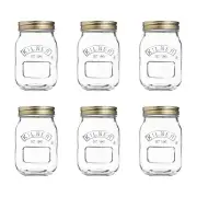Genuine Preserve Glass Jar set of 6 Size 500ml by Kilner
