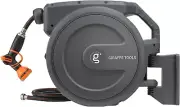 AW30 Garden Hose Reel Retractable 1/2" X 100 Ft Wall Mounted Water Hose Reel Aut