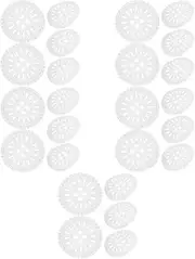 DOITOOL 5sets Dehydrator Sheets for Washing Machine Mini Dehydrator Pads Laundry Drying Liners 5pcs*5