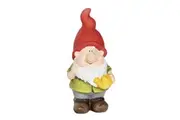 Northcote Pottery Gnome Home Decorative Garden Decor Red Hat With Water Can 28cm
