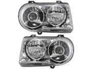 Headlight Assembly Set For 05-10 Chrysler 300 C XP83X6