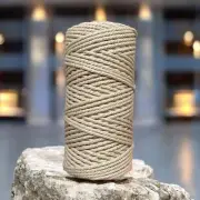 3mm 3ply Luxe Macrame Cord | WHEAT | 100% Premium Cotton Melbourne Australia