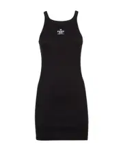 Black jersey dress XS black