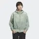 【ADIDAS】 FOT WVN JKT 防潑水 女風衣連帽外套-綠-HY2828