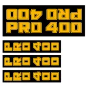 Road King BMX PRO 400 Yellow-black - PRISM decal set - Old School BMX