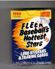 1988 Fleer Hottest Stars 44-card Factory Set Wade Boggs