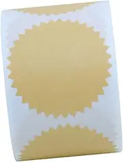 500Pcs Present Sealing Stickers Blank Party Favor Labels for Creative Wrapping for Candy Bags DIY Projects and Personal Notes Celebration
