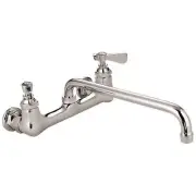 SET of Commercial Wall Mount Faucet 8" w/6" Swivel Spout #AA-706G (NO LEADED)