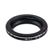 Adapter Ring For Olympus OM Mount Lens to 4/3 OM-4/3 E-620 E-520 E-5 E-3 Camera