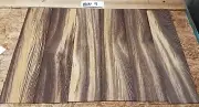 SIX BEAUTIFUL EXOTIC SANDED MARBLE WENGE THINS WOOD LUMBER 12 X 3 X 1/4" MW4