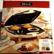 Bella Personal Pie Maker 4 Non-Stick Slots Pastry Cutter/ Dough Press Included