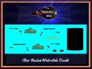 1/64 '55 Chevy "White Lighting" Gasser Replica Decal SCR-0591