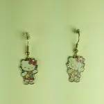 【震撼精品百貨】HELLO KITTY 凱蒂貓~耳環-走路造型