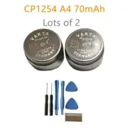 2Pcs Varta CP1254 A4 70mAh Battery 3.7V for Jabra ELITE 7 active / 7 Pro earbuds