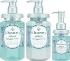 ＆honey SABON deep moist Emerald Blue Honey Shampoo Treatment Hair Oil set