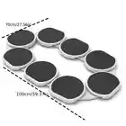 Expandable Lazy Susan Turntable, Non-Slip Plastic Round Rotating Table Insert