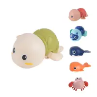 在飛比找momo購物網優惠-【JoyNa】兒童洗澡玩具 小動物發條玩具(5隻入)