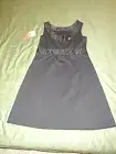 NWT Limited Edition Size 6 S/L Sequin Trim Black Special Occasion Dress
