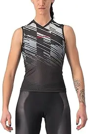 [Castelli] Women's Insider Sleeveless Jersey, Black, Small