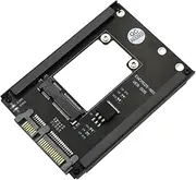 domoi MSATA SSD to 2.5Inch SATA 3.0 III Adapter Card with Frame Bracket Support Full Size MSATA SSD 6Gps for Desktop Computer PCB+Metal