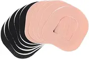 Gatuida 10pcs Self-adhesive Sensor Patches for Sports Breathable Skin-safe Fixator Stickers for Running and Fitness Activities Black White