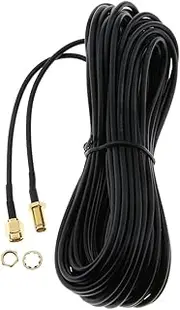 10M/32.8Feet Extensional Cable to Female Adapter Connector RP-SMA Cable Extension RG174