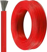 100/200ft Flexible Wire Silicone Wire UL3135 Electronic Cable High Temperature Wire High Voltage 16-26AWG Specially for Lithium Battery Connection Line & Industrial Machinery(200ft,16AWG)