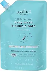 Wotnot 100% Natural Baby Wash & Bubble Bath - Refill