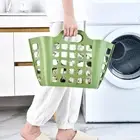 Plastic Dirty Clothes Basket Wall-mounted Toy Storage Basket for Bathroom