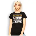 警告可能會自發自言自語 ANIMEFUNNYMANGA TSHIRT OTAKU