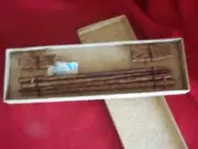 Set of 2 LOIS HILL Exotic Wood Chopsticks & Rests