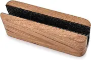EDHAS Acacia Wood Laptop Holder, Vertical Laptop Stand for Desk Compatible with Apple MacBook, Microsoft Surface, Gaming Laptops, iPad, Tablets (8" x 2.3" x 2.5")