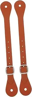 Sosoport Western Spur Straps Fake Leather for Men's/Boots Riding Belt Easy to Adjust Equestrian Equipment