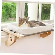 Cat Sill Window Perch Sturdy Cat Hammock Window Seat 27.5''L x 15''W White