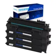 3 Pack CF280A 80A Toner Cartridges Compatible with HP LaserJet Pro M401d M425dn